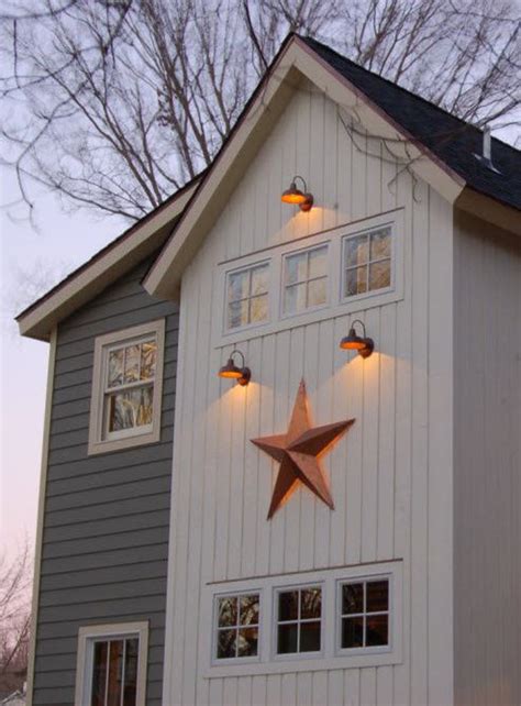 metal stars on house|barn stars outside of house.